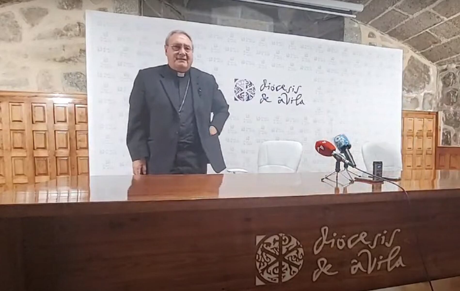 José María Gil Tamayo tras realizar el anuncio de su nombramiento como arzobispo coadjutor de Granada