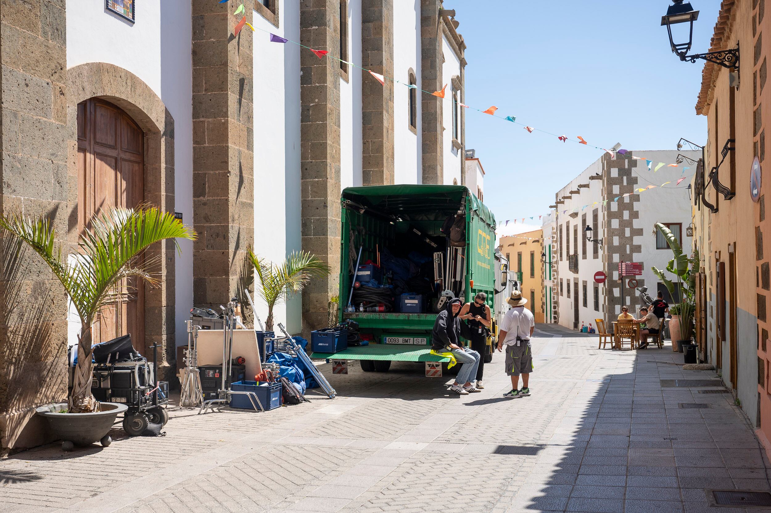 Rodaje de &quot;The road trip&quot; en Agüimes, Gran Canaria