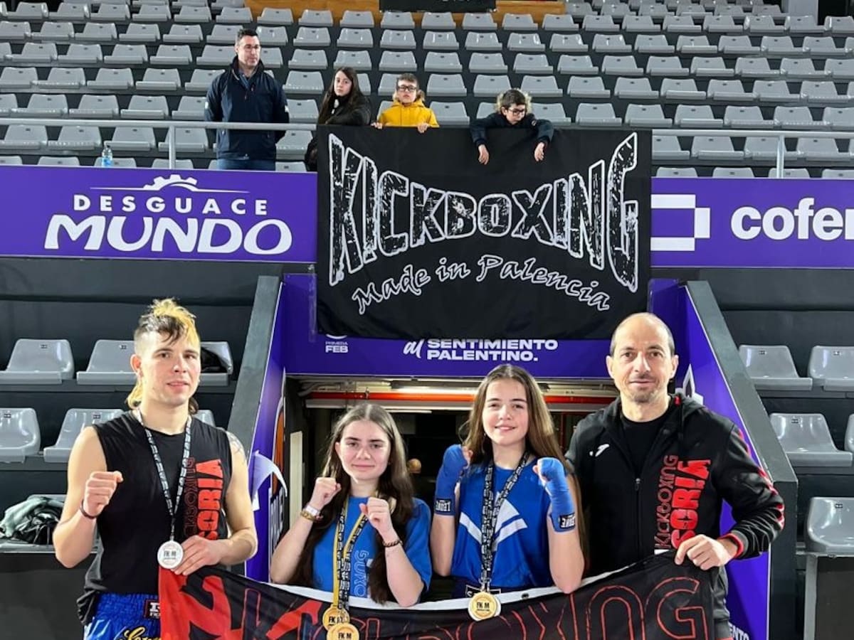Lluvia de medallas para el Club Kickboxing Soria para empezar bien el año