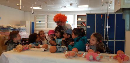 Algunos de los alumnos que han participado en los talleres