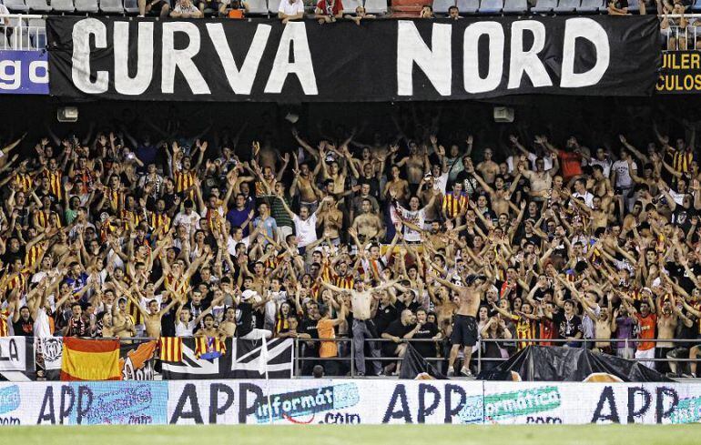Curva Nord en Mestalla