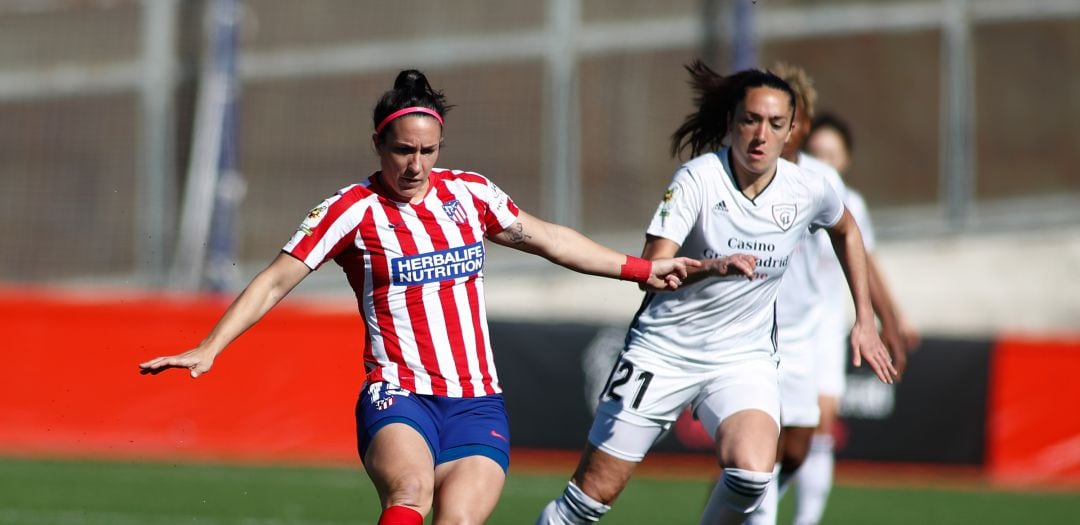 Imagen del un partido entre el Atlético de Madrid y el Madrid Club de Fútbol