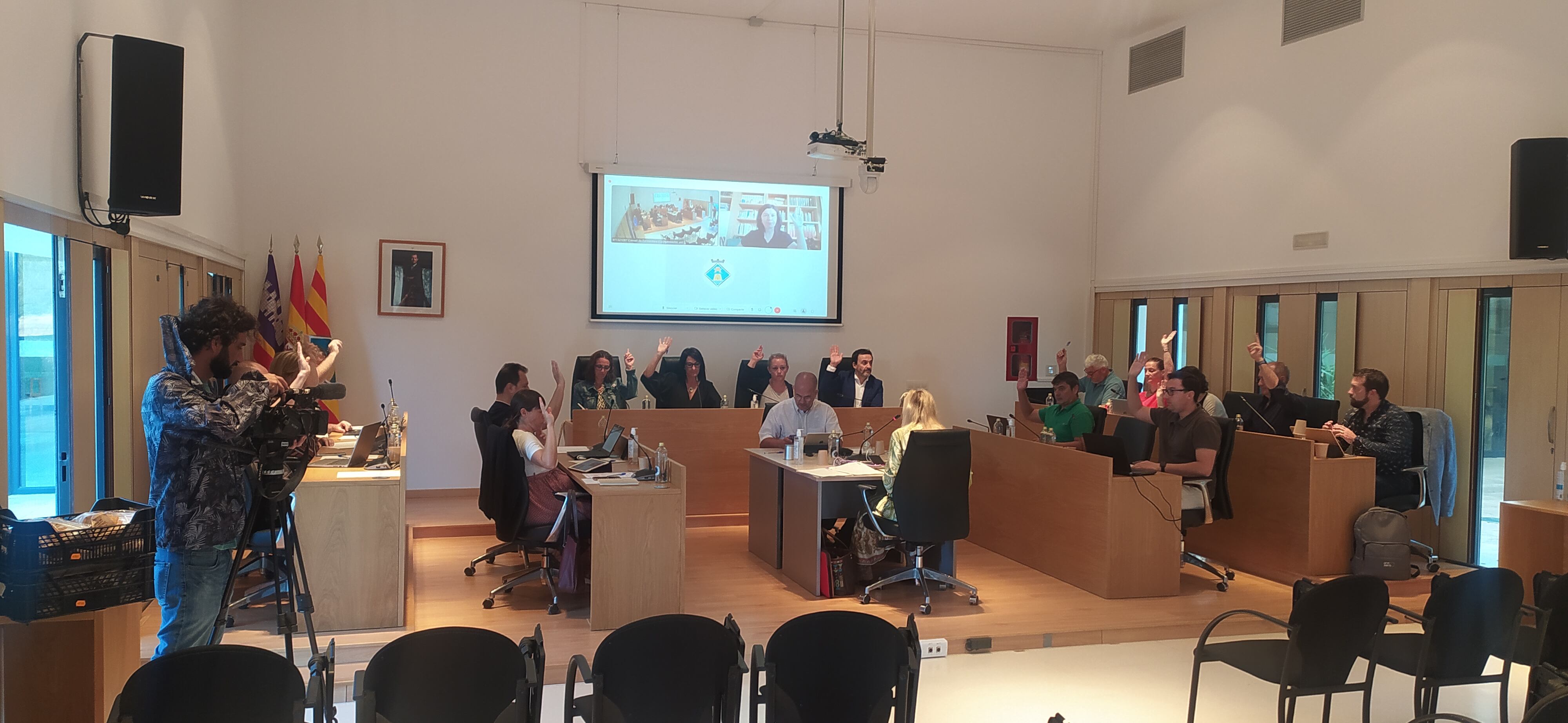 Imagen del pleno del Consell Insular