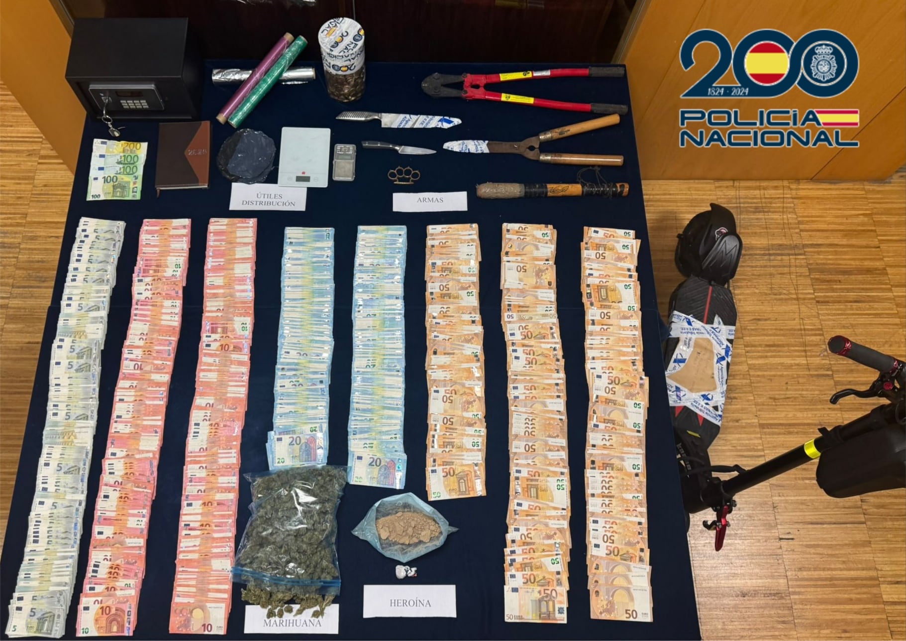 Incautación de la Policía Nacional en Ramón Nieto