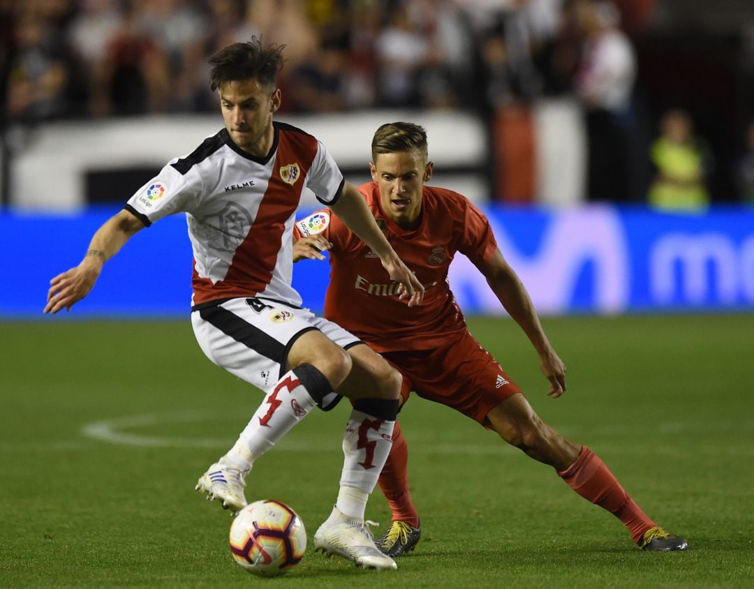 Medrán y Llorente, el el Rayo - Real Madrid de este domingo.