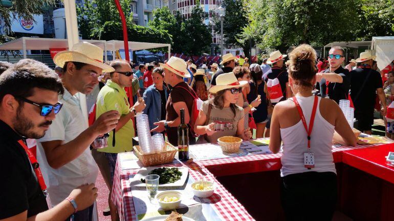Stand de &#039;E Para Comer Lugo&#039; en La Vuelta