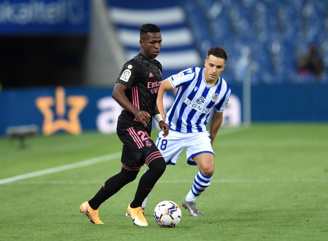 Vinicius, titular en el debut del Real Madrid en Liga.