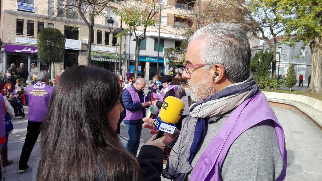 A pie de calle Madrid Oeste 17-12-2018 – Concentración de la plataforma de pensionistas