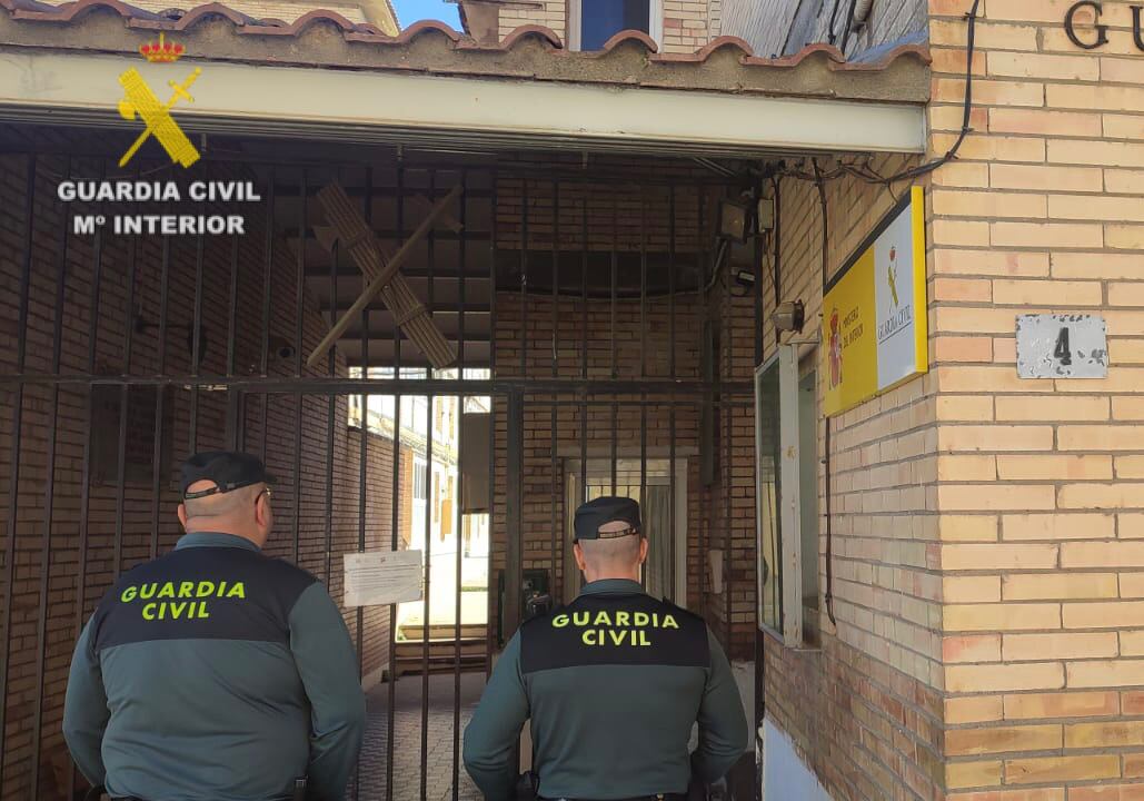 Agentes de la Guardia Civil investigaron a dos personas: Foto: Guardia Civil
