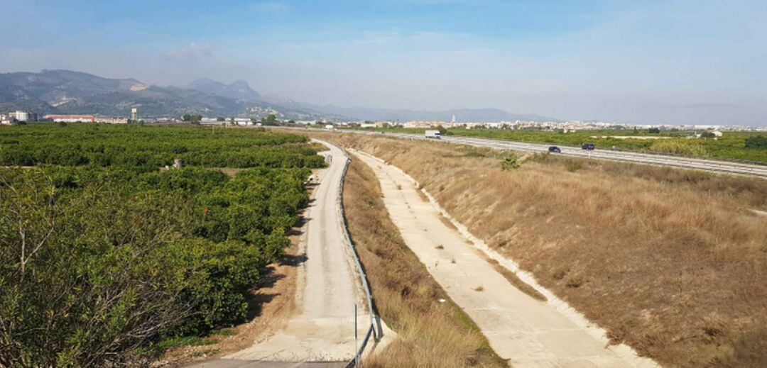 Zona afectada por la Cv-60 en la Safor 