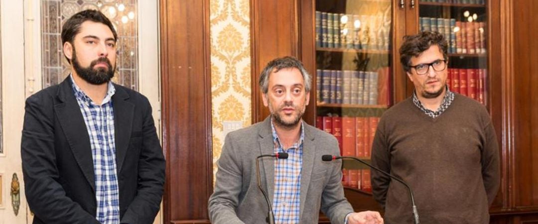 Xiao Varela, Xulio Ferreiro y Alberto Lema