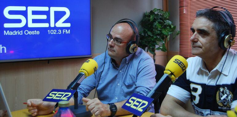 Presidente y vicepresindente del Club Natación Ciudad de Alcorcón