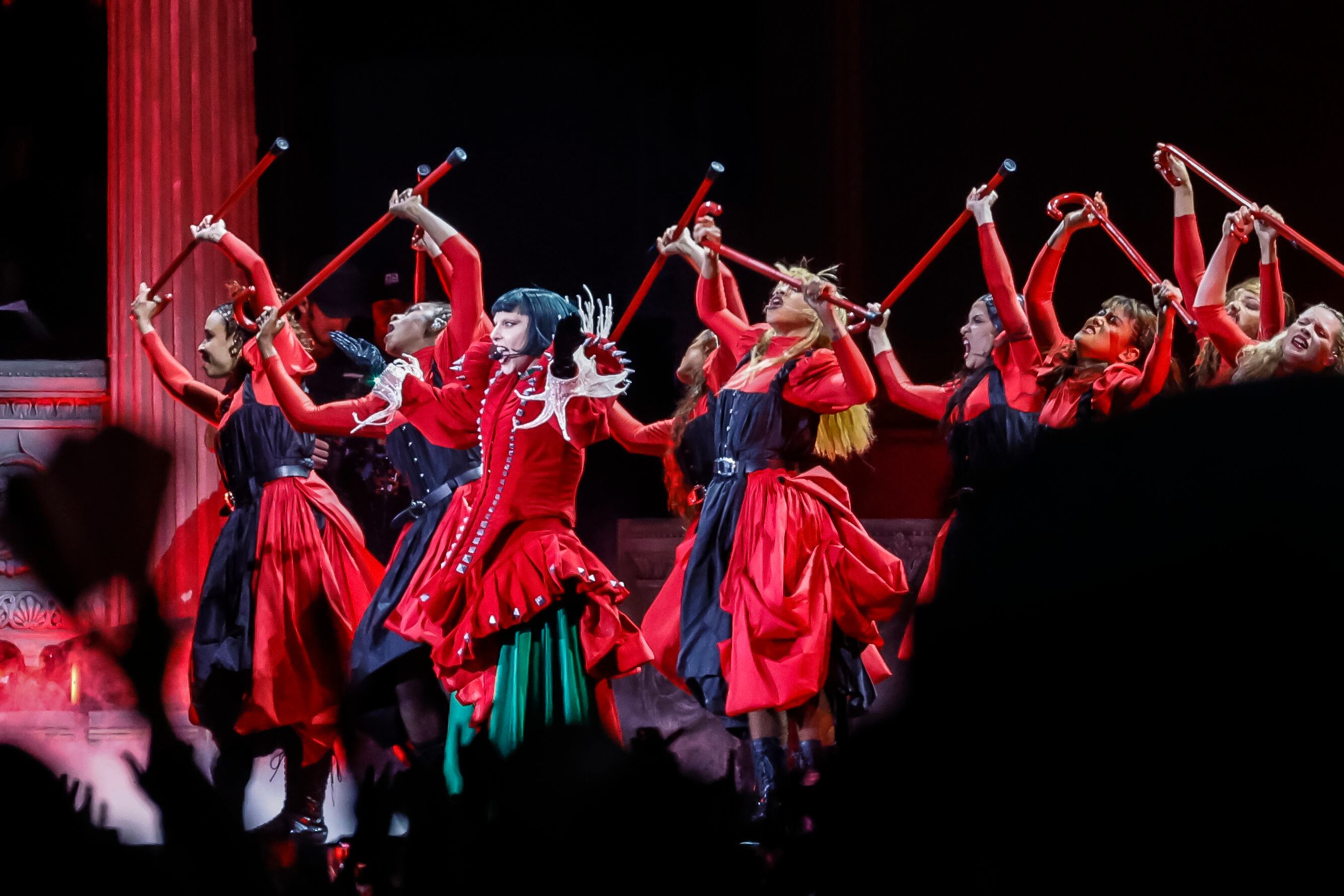 La cantante Lady Gaga, durante el macroconcierto gratuito en la playa de Copacabana.
