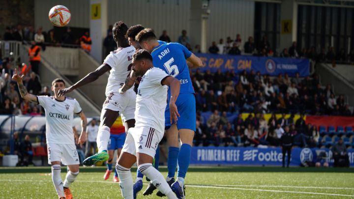 El Albacete perdió 3-1 en Andorra este domingo