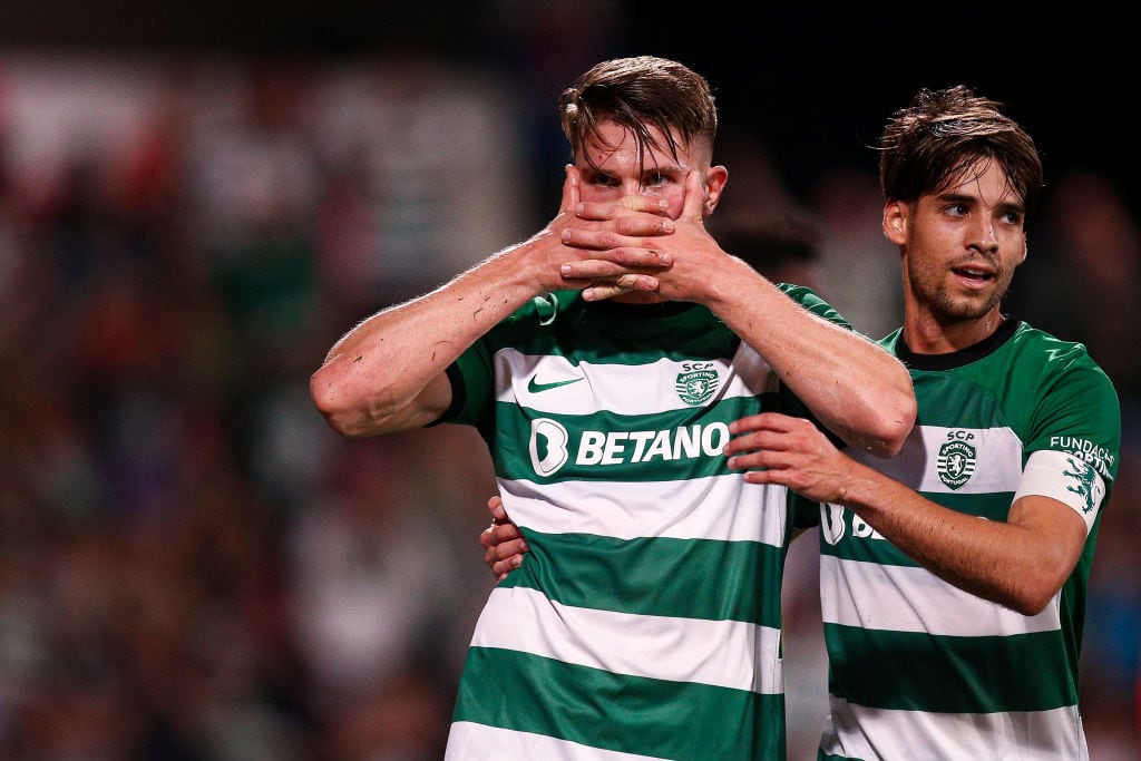 Viktor Gyokeres, delantero del Sporting de Portugal. (Diogo Cardoso/Getty Images)