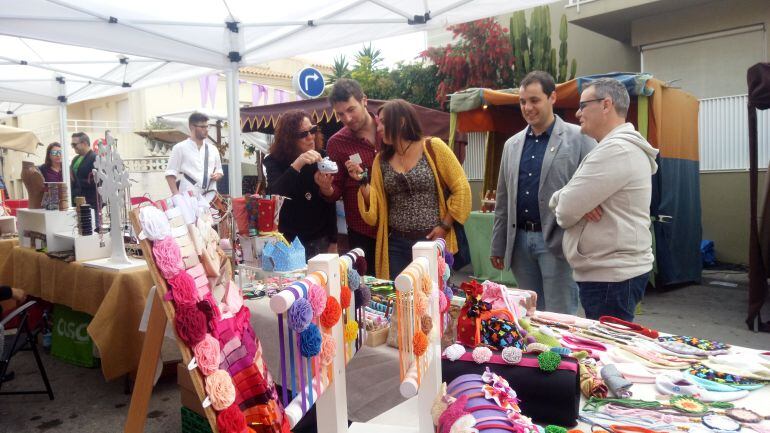 Momento de la inauguración de la II Fira de la Paraula & la Bona Taula, celebrada en 2017.