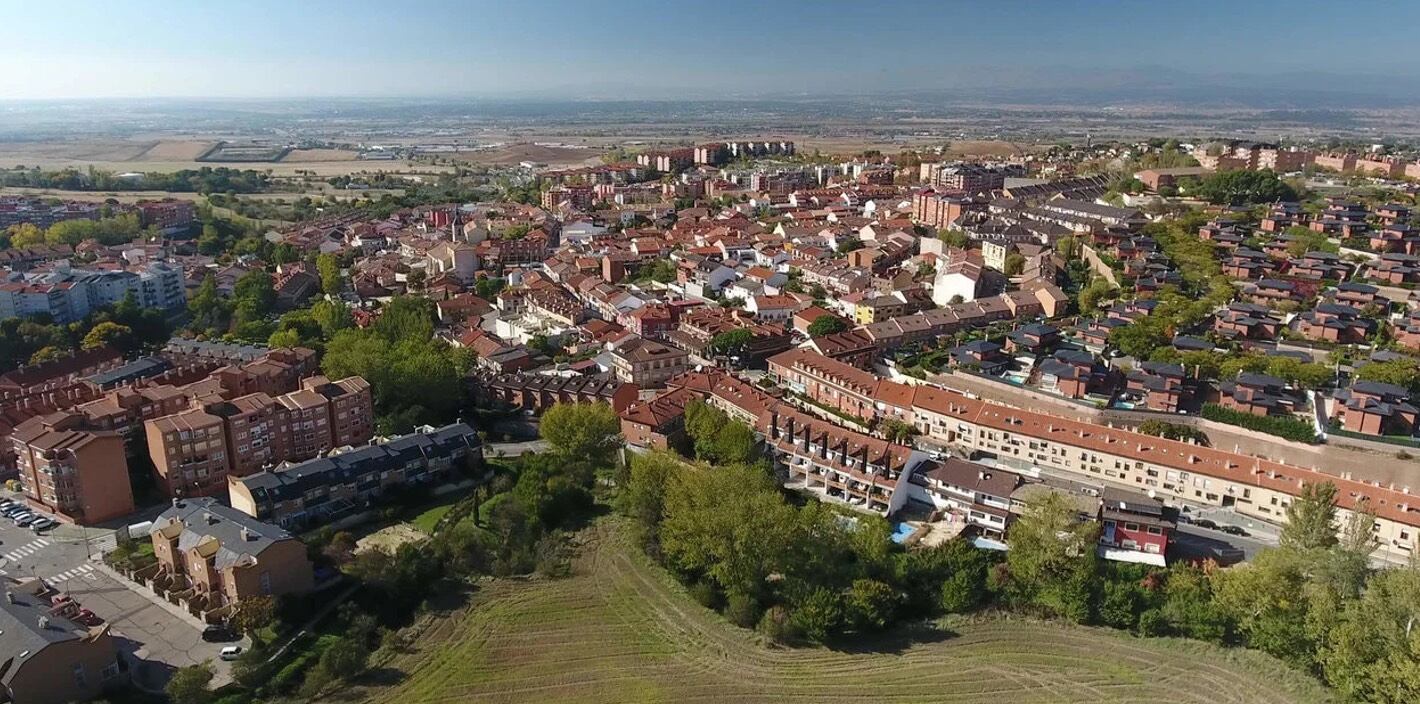 Vista área del municipio de Algete