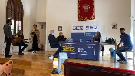 Hoy por Hoy Huelva en directo desde la capilla presbiteriana del Barrio de Bella Vista en Minas de Ríotinto (Huelva)