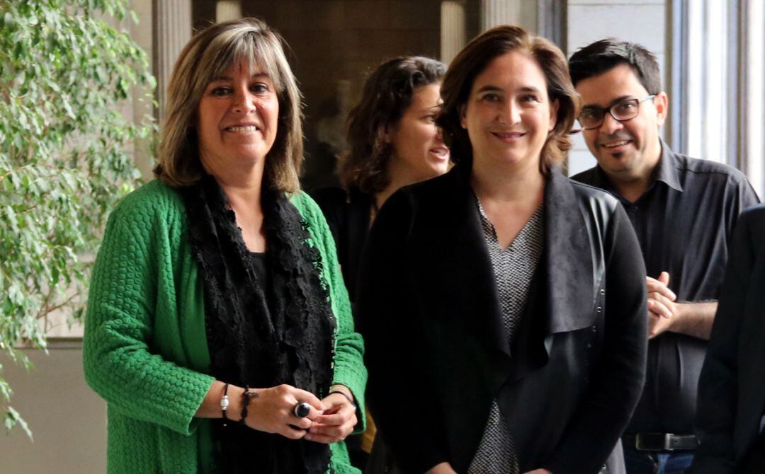 Núria Marín i Ada Colau, alcadesses de les dues ciutats més importants de Catalunya