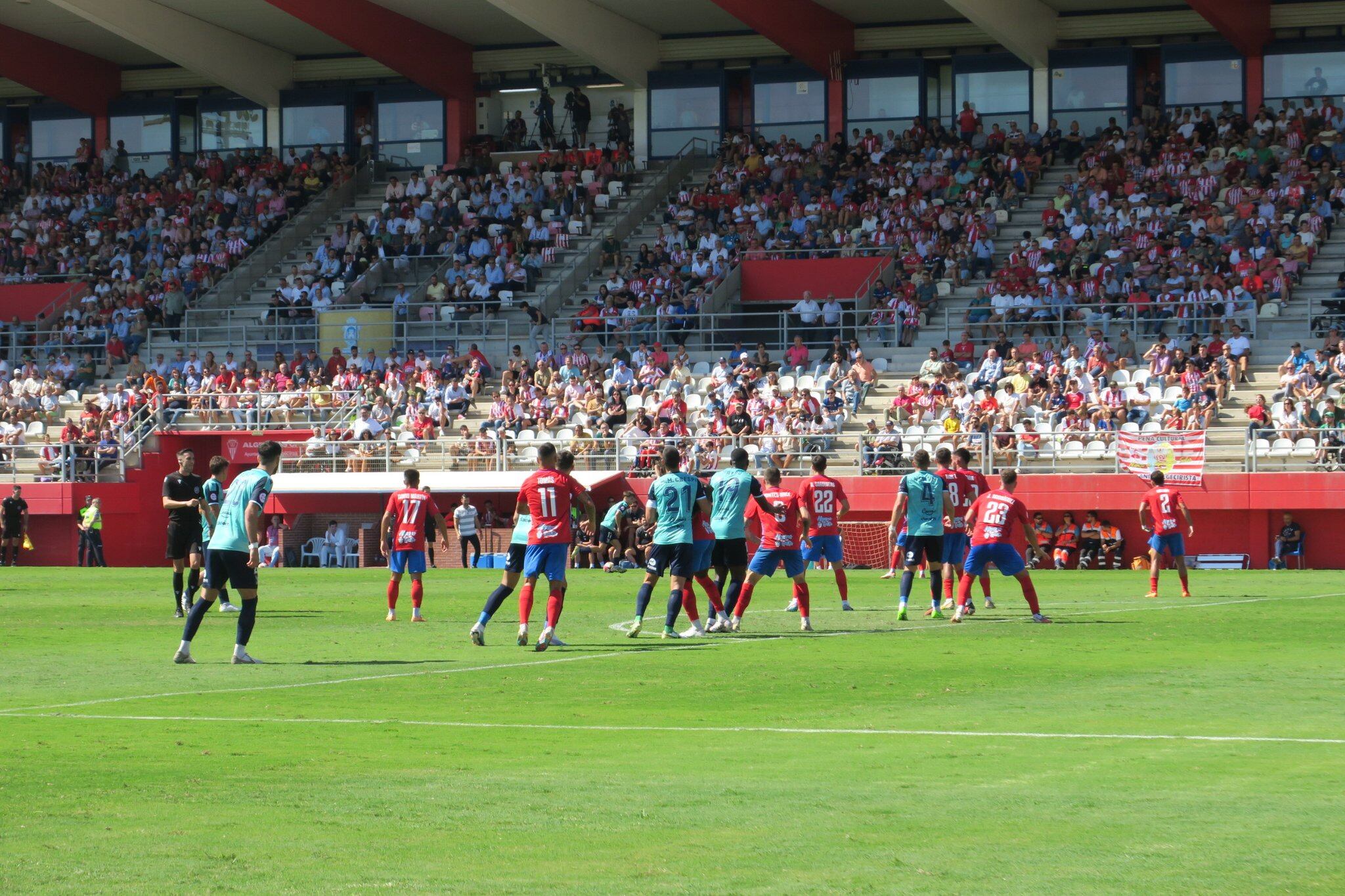 Un momento del partido