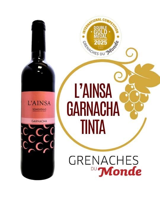 L’ Aínsa Garnacha Tinta ha conseguido la medalla de oro. Foto: Bodegas Osca