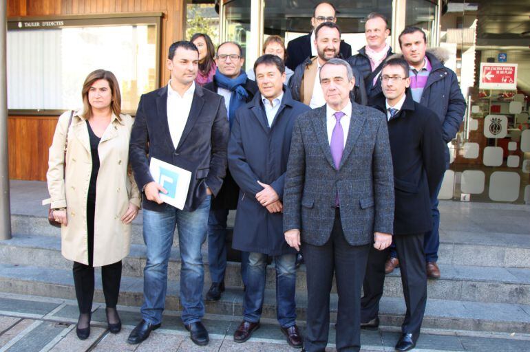 Bona part dels candidats per Cd'I+Ld'A a Andorra la Vella, amb l'actual cònsol al capdavant.