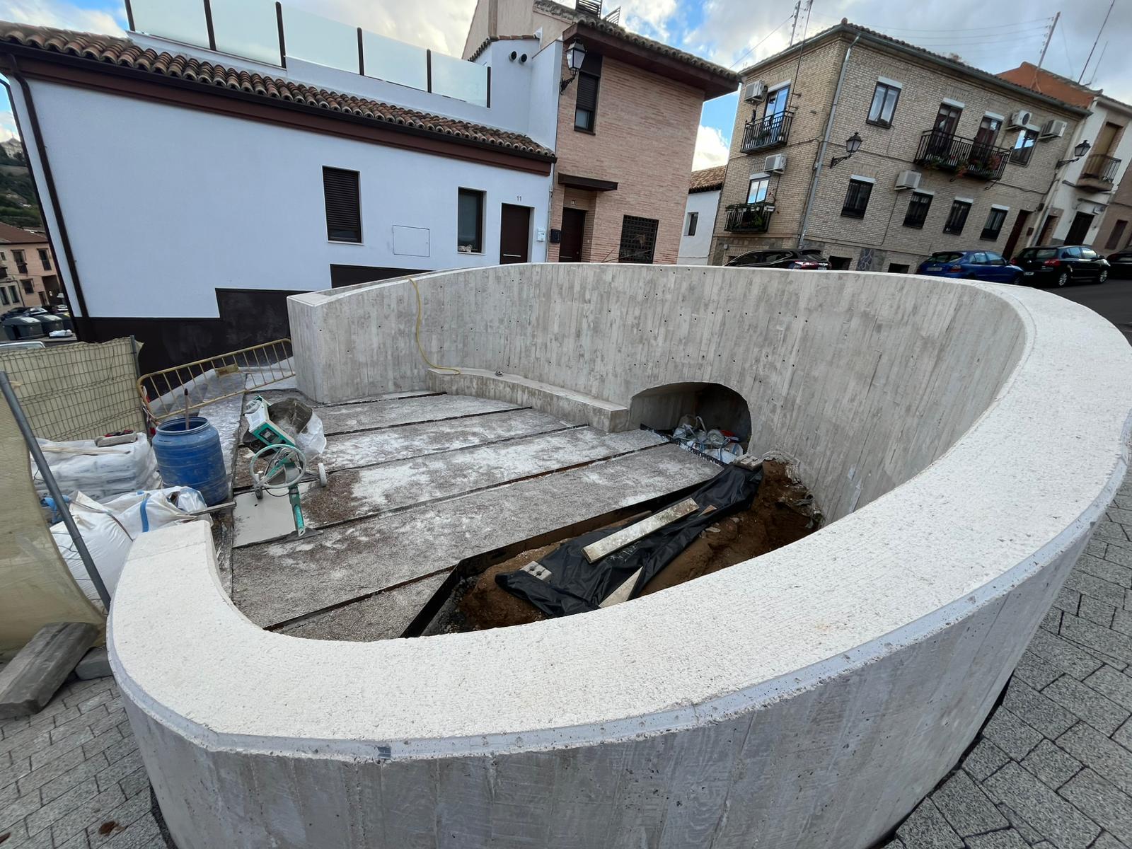 Obras en el barrio de Covachuelas de Toledo, en donde se ubicará una pequeña plaza