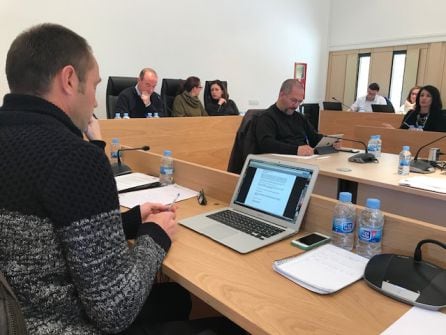 Un momento durante la sesión plenaria