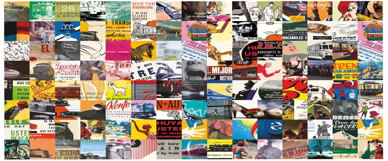 Imágenes de la exposición de Renfe en el Museo del Ferrocarril.