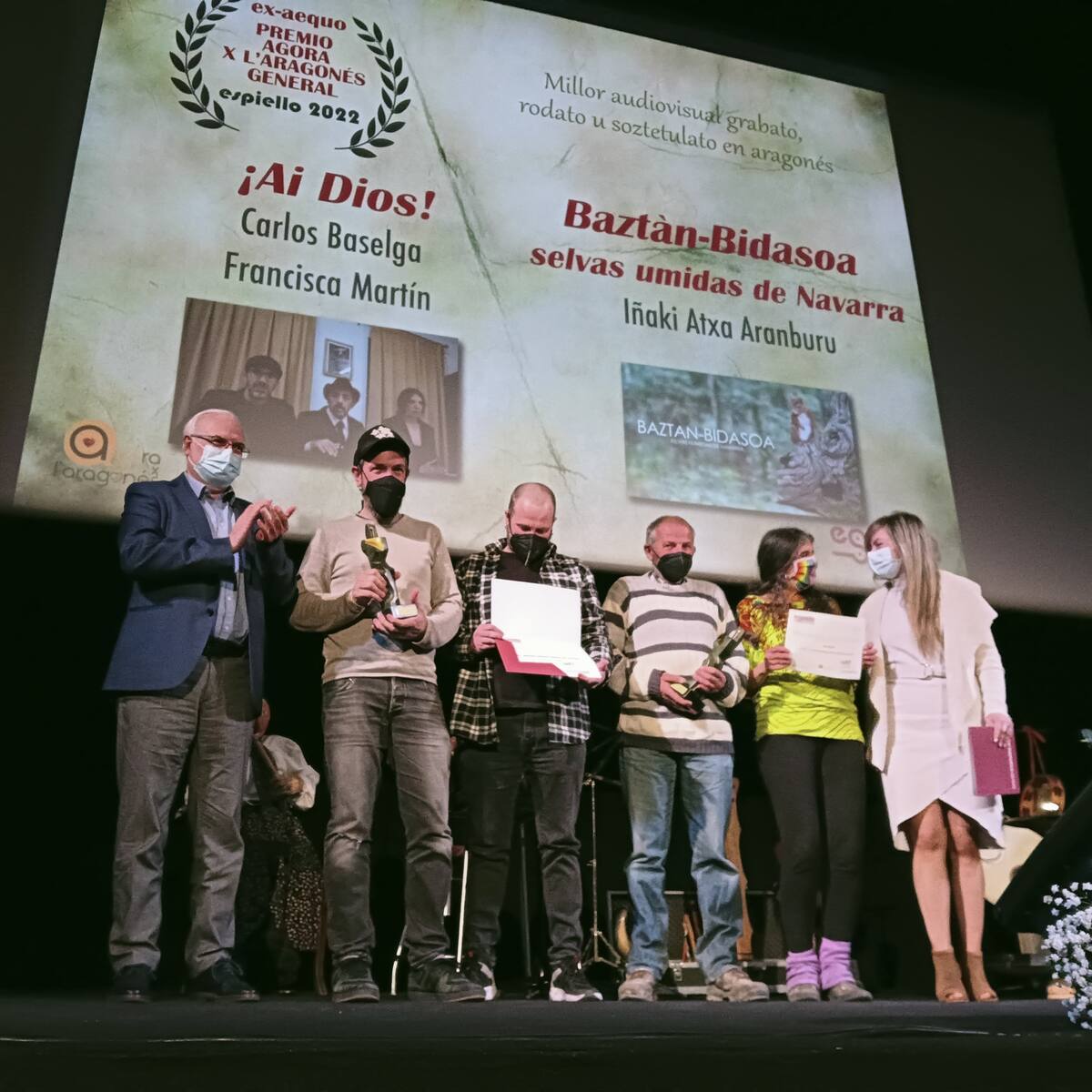 ¡Ai Dios! y Baztàn-Bidasoa selvas umidas de Navarra, comparten el premio Espiello Agora x L’Aragonés