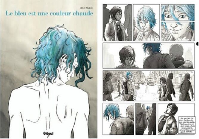 Imagen del cómic 'El azul es un color cálido'