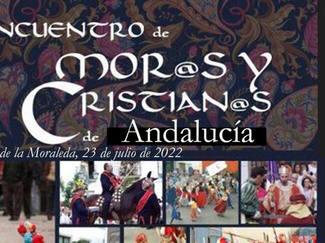 Cartel anunciador del I Encuentro de Moros y Cristianos de Andalucía