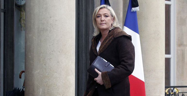 La presidenta del Frente Nacional, Marine Le Pen