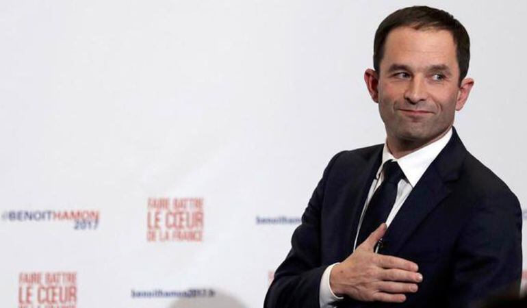 Líder Partido Socialista (PS) Hamon.