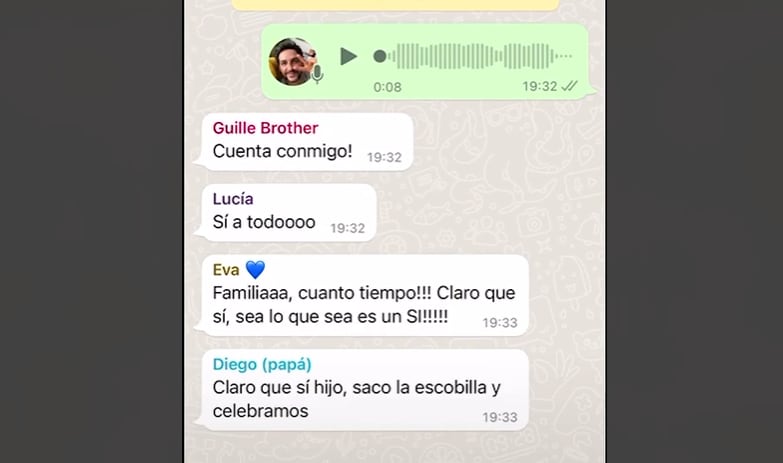 Marcos Serrano vuelve a hablar con la familia.