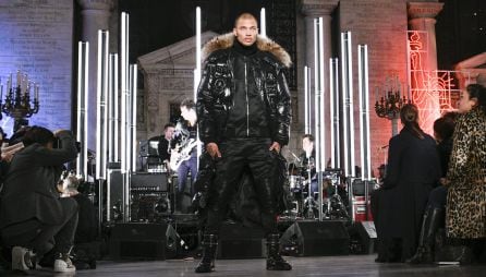 FOTOGALERÍA | Jeremy Meeksm durante el desfile de Philipp Plein.