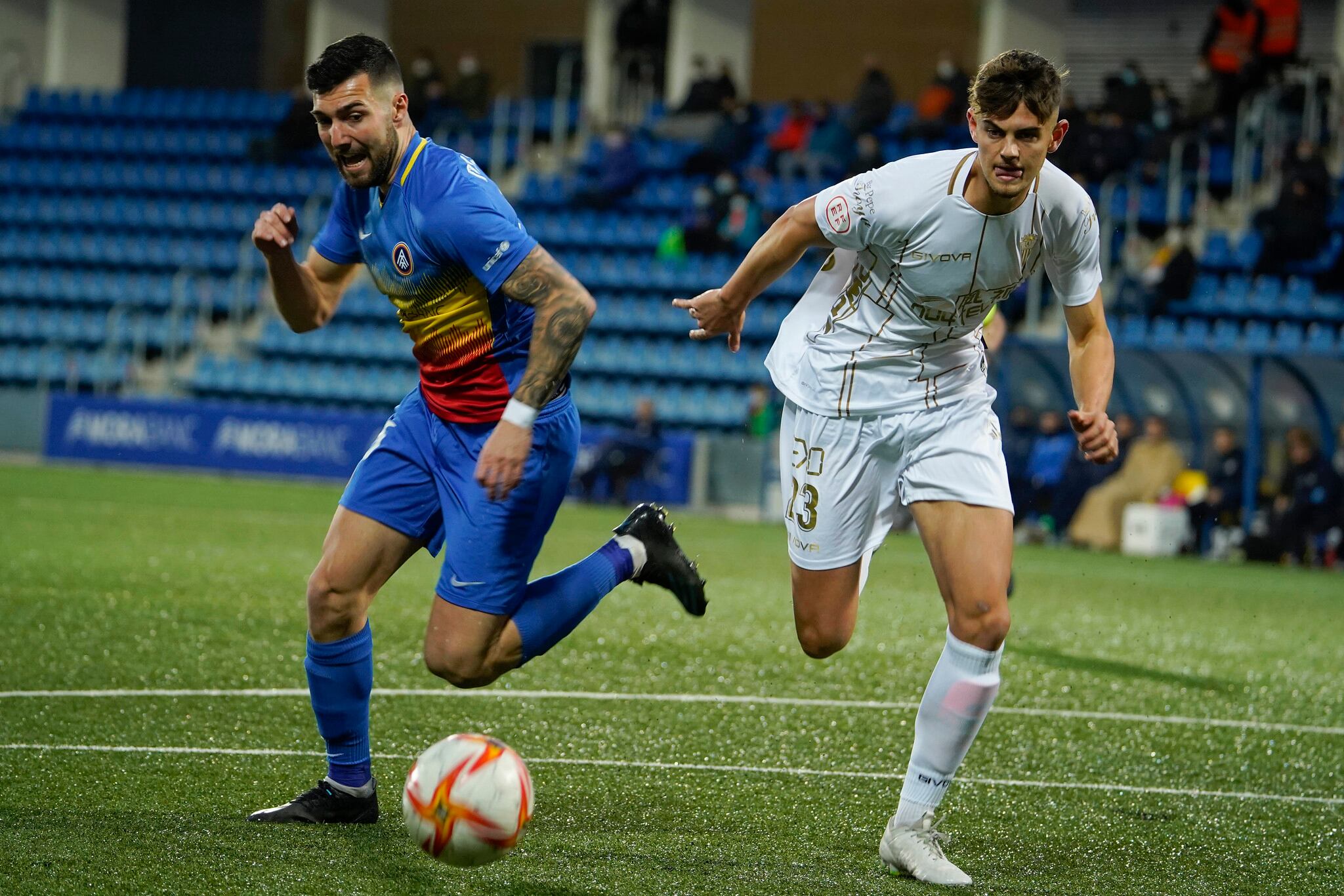 Un momento del partido. FOTO: FCA