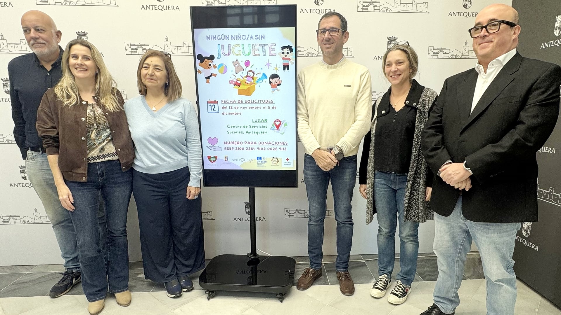 Campaña "Ningún niño sin juguete" de Antequera