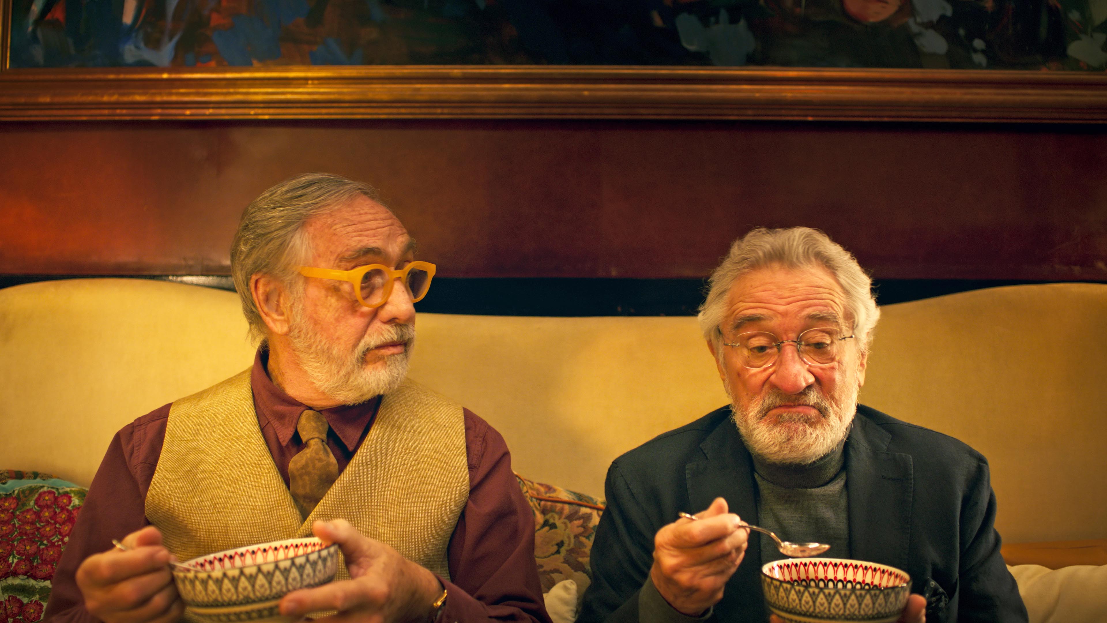 Manuel (Luis Brandoni) y su viejo amigo Vincent (Robert De Niro), dos de los protagonistas de la serie &#039;Nada&#039;.