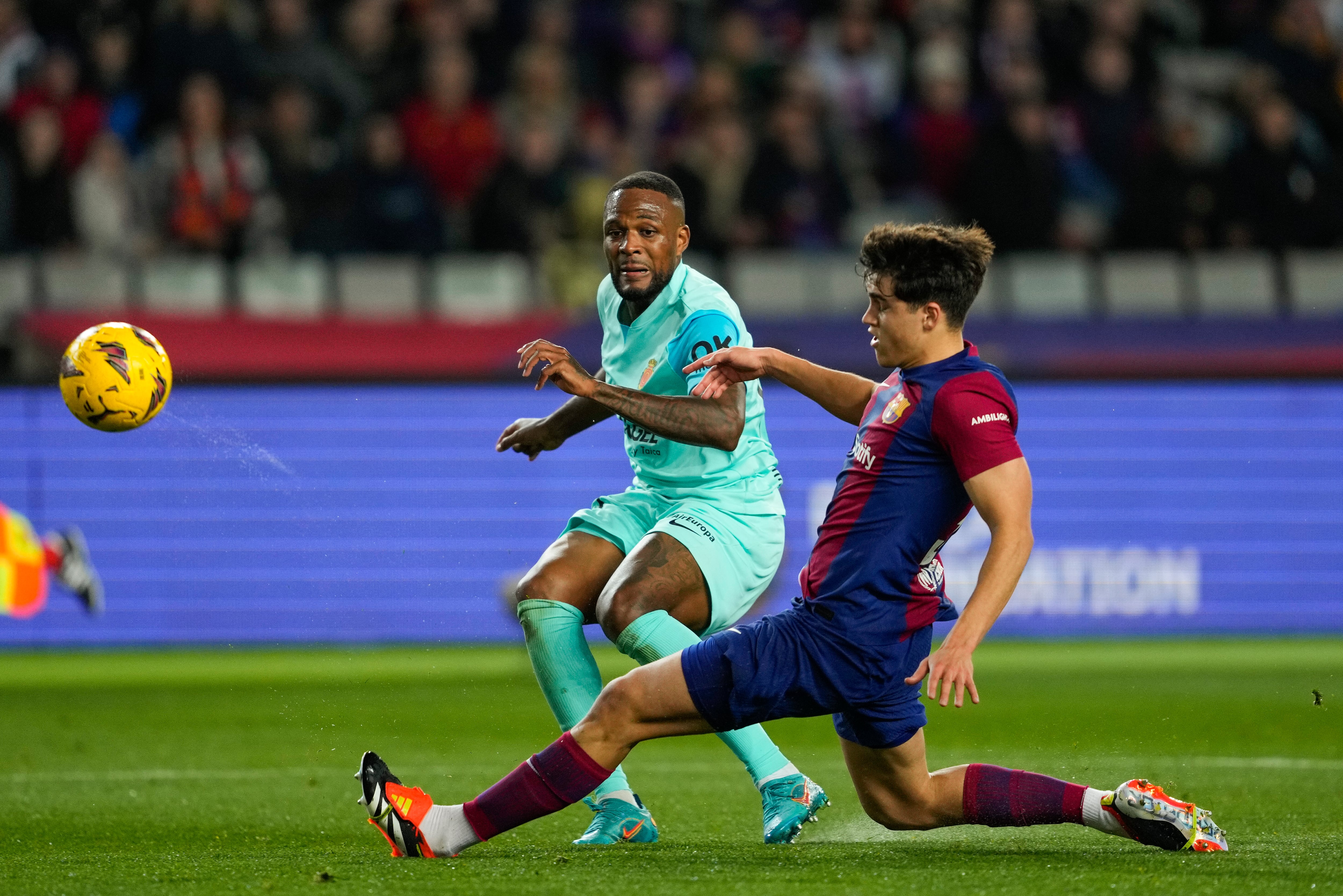 Último partido del RCD Mallorca frente al FC Barcelona. EFE/Alejandro García
