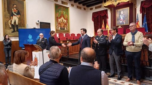 Toma de posesión en el salón de plenos del ayuntamiento