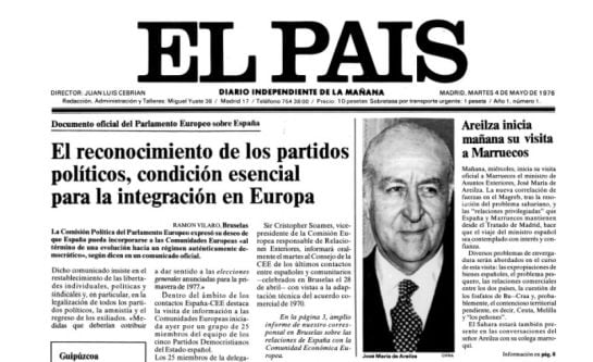 FOTOGALERÍA: 40 portadas de &#039;El País&#039; para celebrar su 40 aniversario.