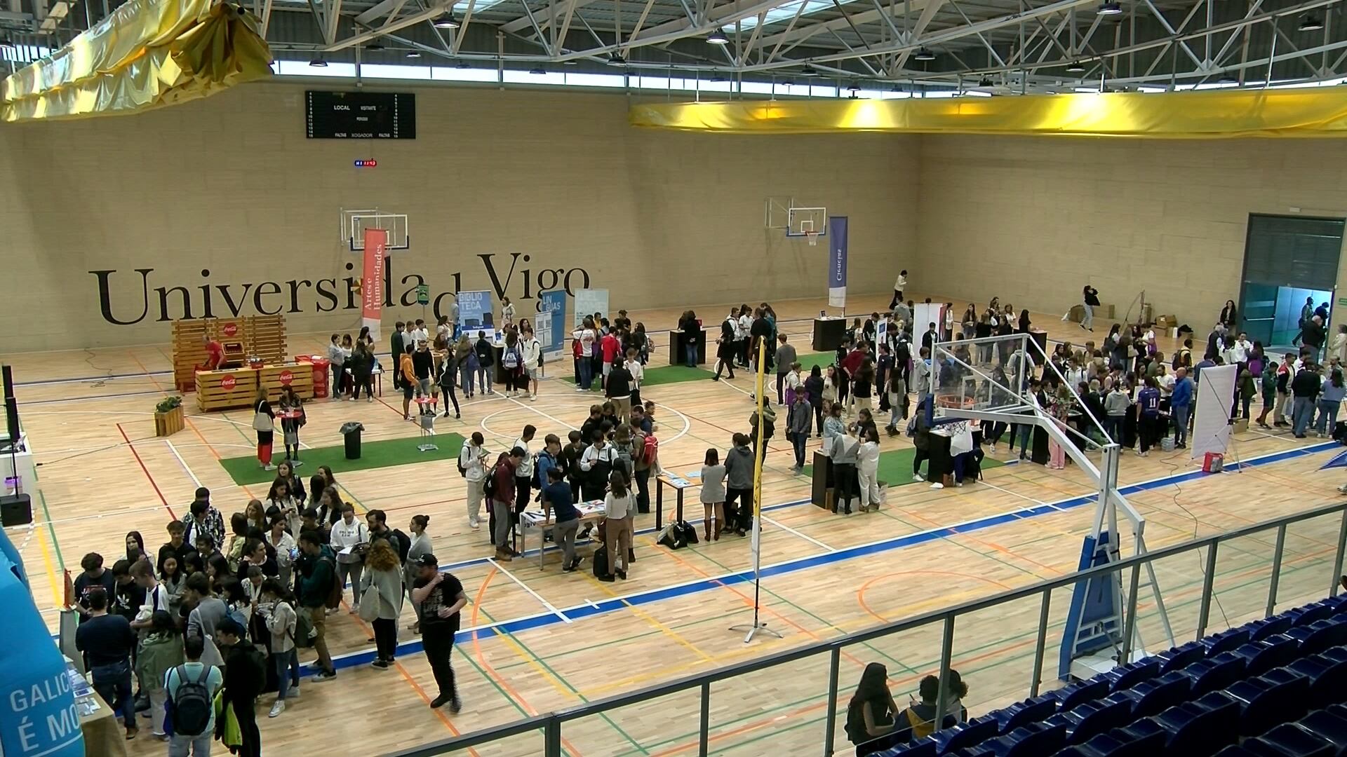 Jornadas de recibimiento de la universidad.