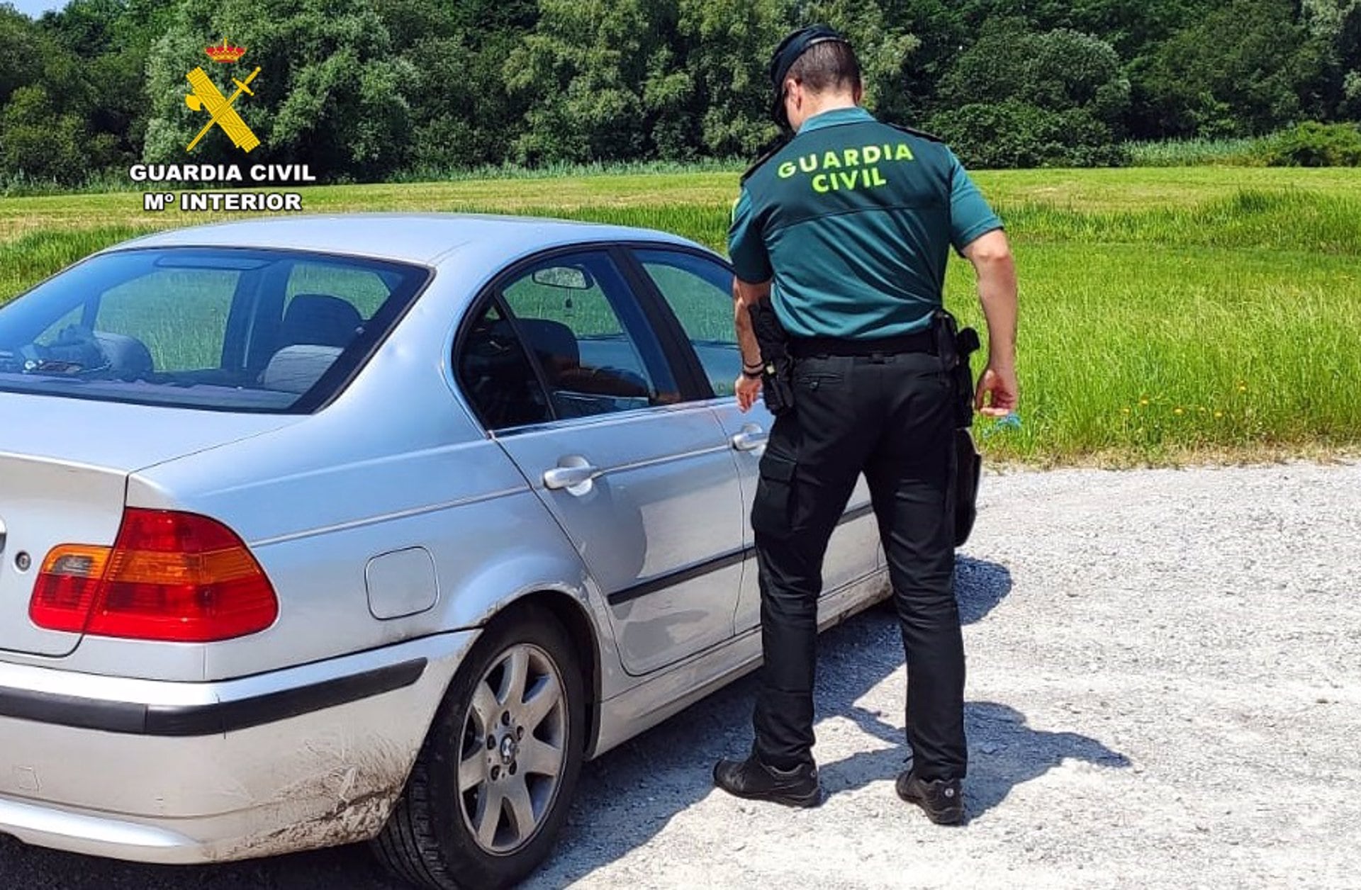 Detenido presunto autor de la sustracción de un coche. GUARDIA CIVIL