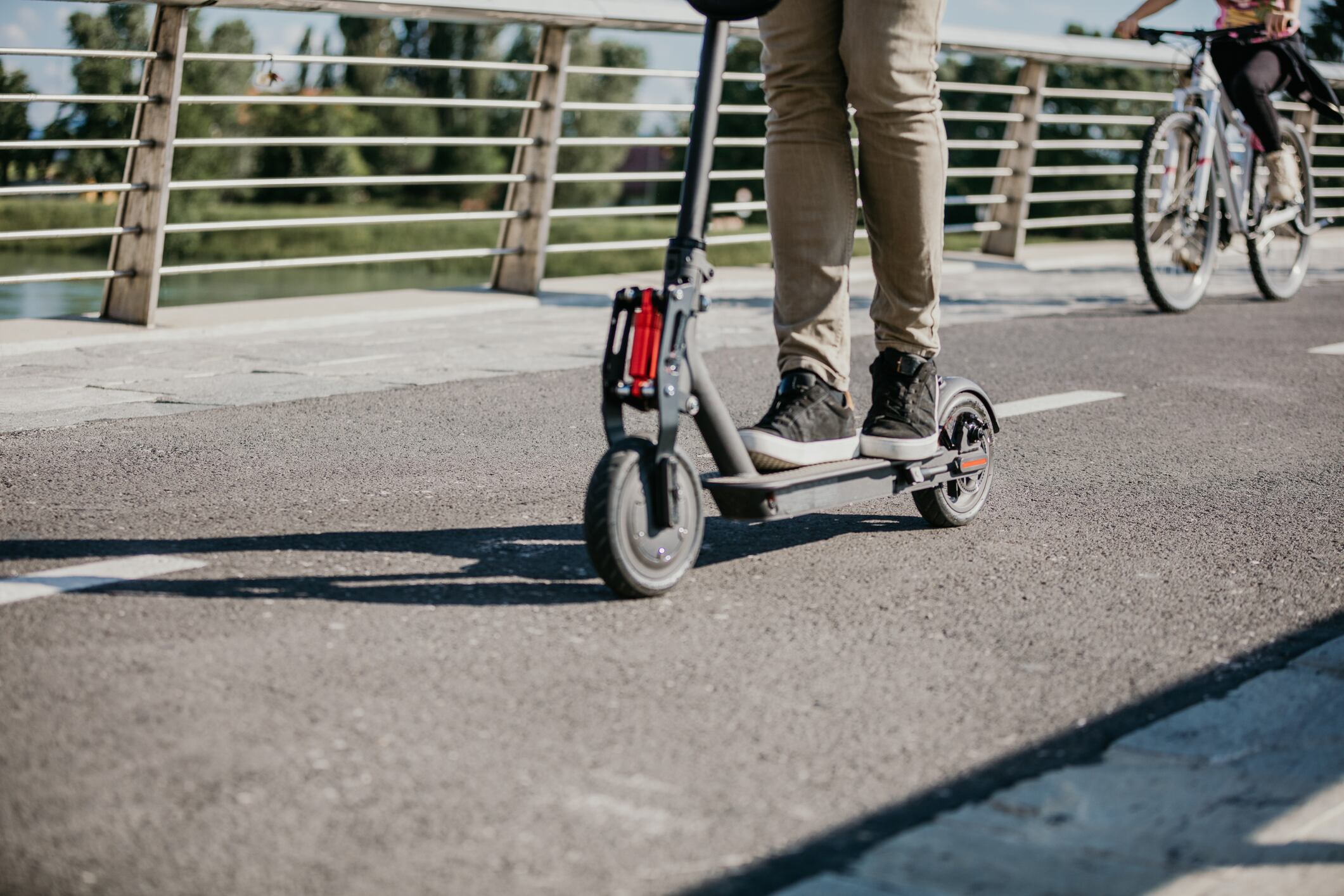 Imagen de un patinete eléctrico