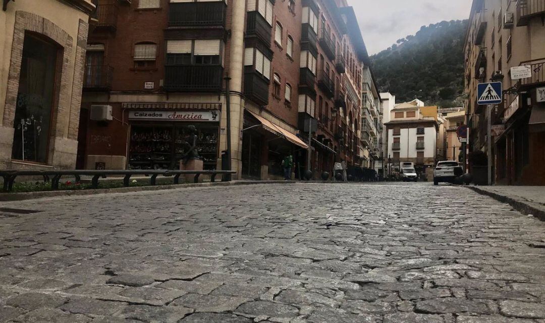 Calle Colón de la capital jienense.