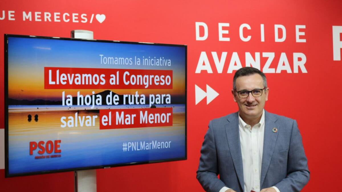 El PSOE pide al Gobierno central que impulse medidas para salvar el Mar Menor