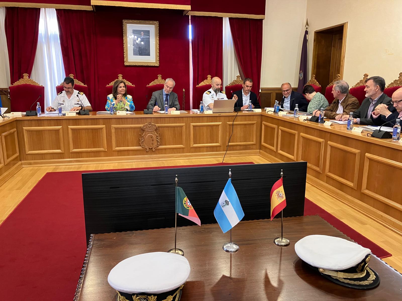 Encuentro de la Comisión Permanente Internacional del Río Miño, presidida por Abel Losada y Lenia Areal