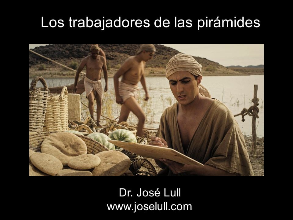 Los trabajadores de las pirámides de Egipto.