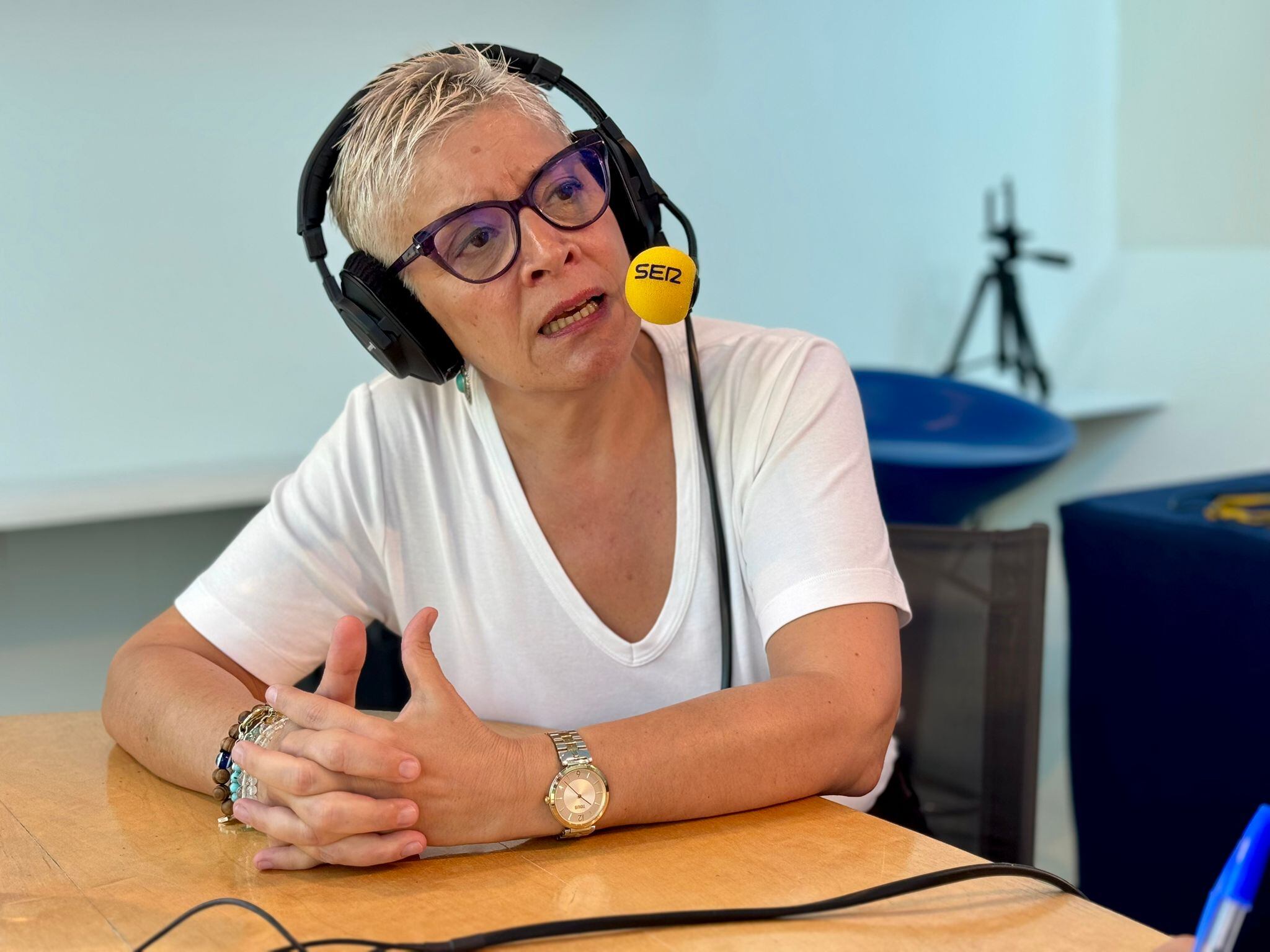 La consejera de Salud del Principado de Asturias habló sobre el pacto de Salud Mental en el estand de La SER en FIDMA.